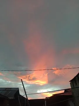 The sky at night 스톡 사진