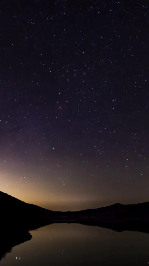 Sky, night, time lapse, starry, night, timelapse, starlight Stock Footage 314985938