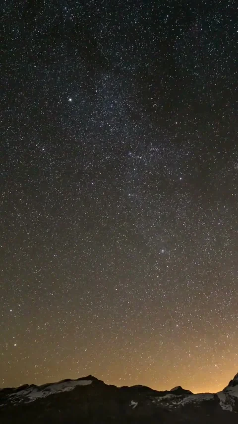 Sky, night, time lapse, starry, night, timelapse, starlight Stock Footage 314985982