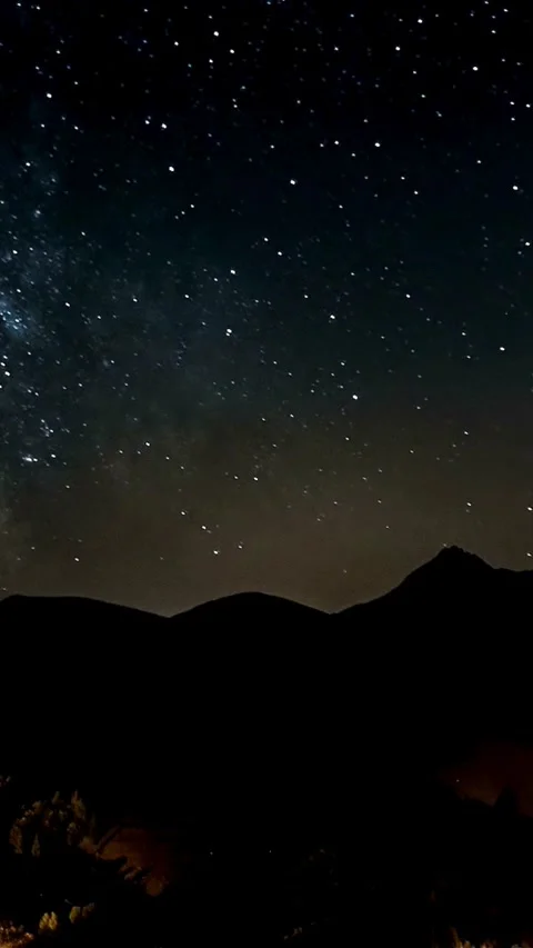 Sky, night, time lapse, starry, night, timelapse, starlight Stock Footage 314985990