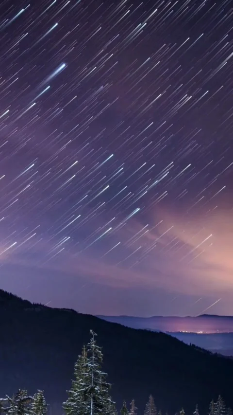 Sky, night, time lapse, starry, night, timelapse, starlight Stock Footage 314986031