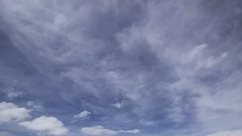 Sky only background timelapse of clouds moving Stock Footage 107613150
