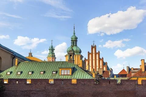 Sky over churches Stock-Fotos