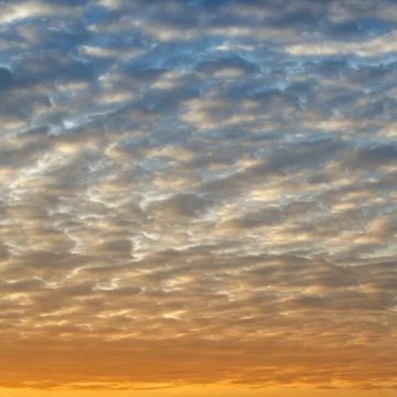Sky over the city, clouds Stock Photos