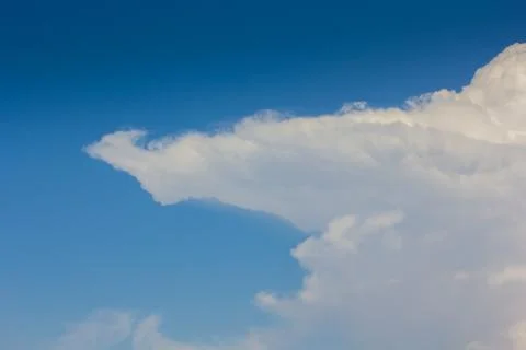 Sky over cloud layer Stock Photos