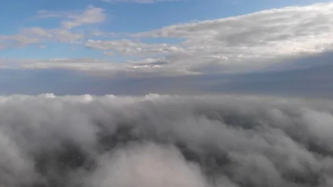 Sky over clouds Stock Footage 107238385