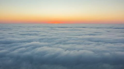 The sky over a lot of clouds Foto stock