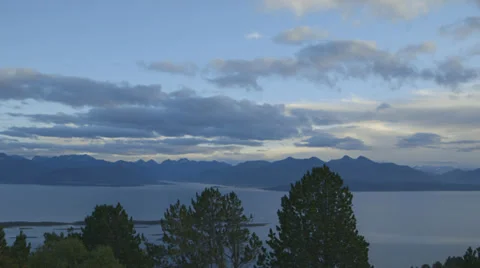 Sky over the Moldefjord Video stock 30444749