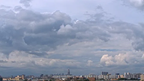 Sky over Moscow Stock Footage 98147456