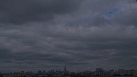 Sky over Moscow Stock Footage 98148770
