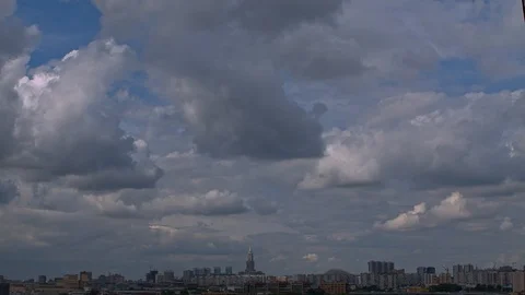 Sky over Moscow Stock Footage 98314061
