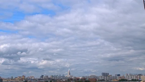 Sky over Moscow Stock Footage 98314684
