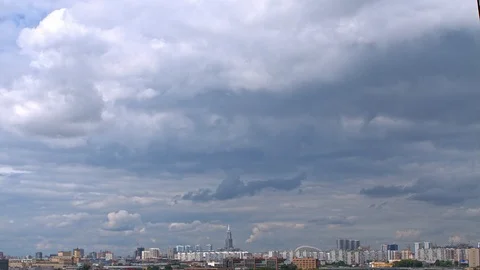 Sky over Moscow Stock Footage 98314880