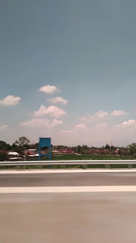 The Sky Over the Toll Road Stock Footage 342023972