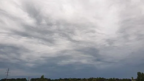 The sky is overcast. rain clouds Stock Photos