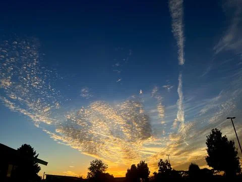 Sky Pasco Washington Foto stock