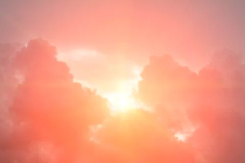 Sky pink clouds background Stock Photos