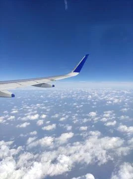 Sky by plance Stock Photos