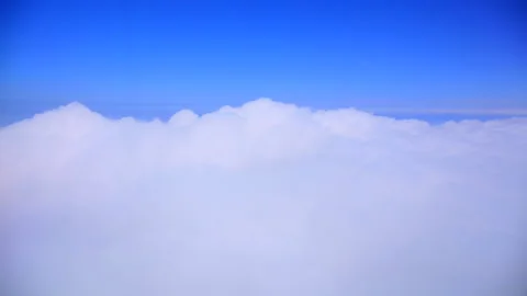 Sky from the plane Stock Footage 161847607
