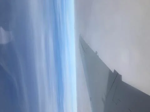 Sky from Plane Window 스톡 사진