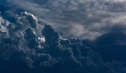 Sky playing clouds Stock Photos