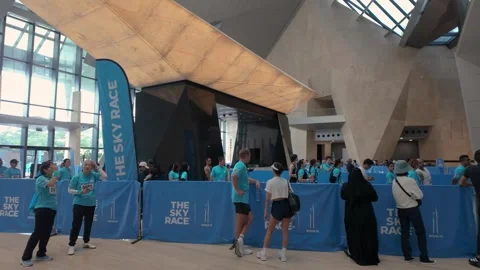 The Sky Race which is held at Merdeka 118. 動画素材 316157279