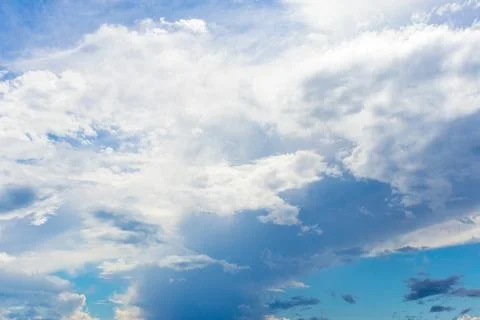 The sky before the rain. Clouds before the storm. Stock Photos
