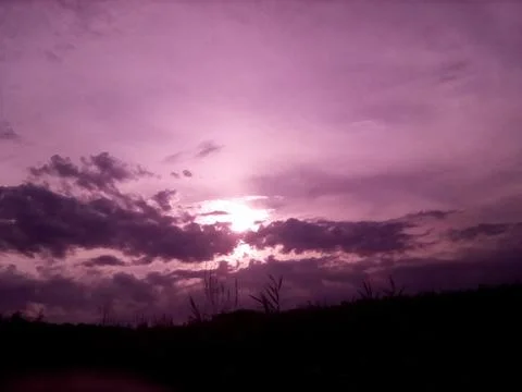 Sky before the rain Stock Photos