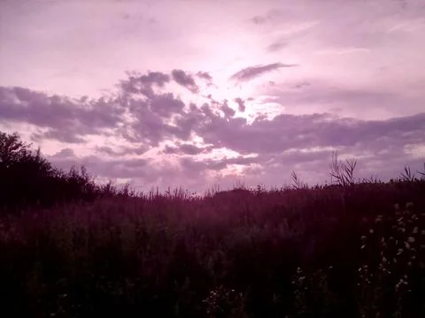 Sky before the rain Stock Photos