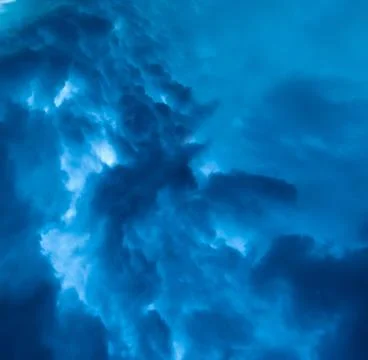 Sky rain, wind and dramatic storm Stock Photos