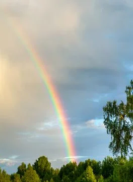 Sky rainbow, clouds . 写真素材