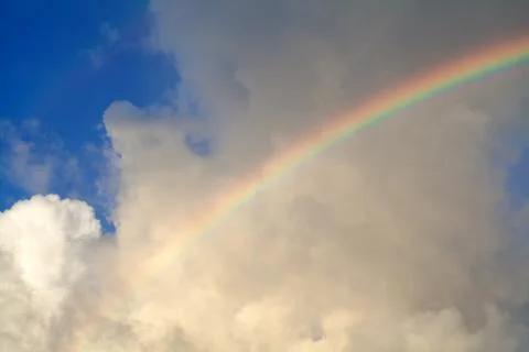 Sky with rainbow Stock Photos