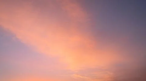 Sky with red-colored clouds Stock Photos