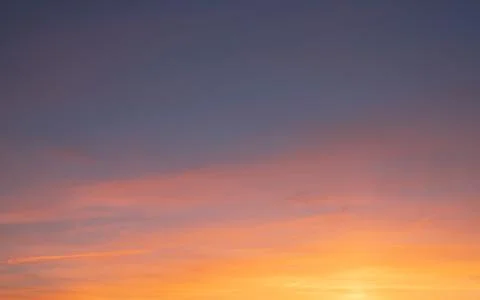 Sky with red-colored clouds Stock Photos