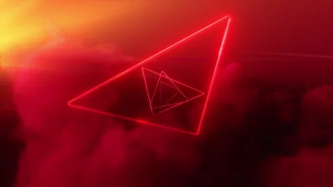 Sky red treangles 動画素材 130715150