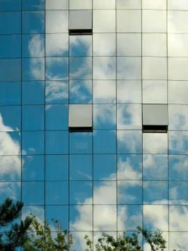 A sky reflected Stock Photos