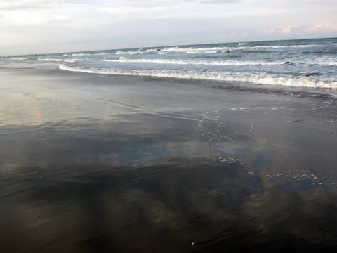 The sky is reflected Stock Photos