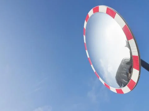 Sky reflection glass Stock Photos