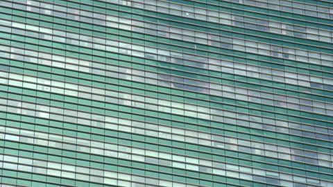 Sky Reflection in Glasses 4K TZ Stock Footage 297364635