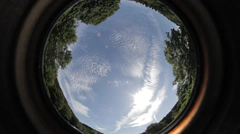 Sky Reflection Map Stock Footage 47828464