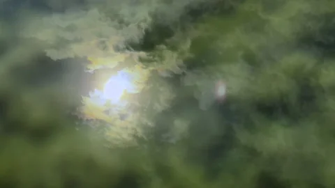 Sky reflection on the water surface Stock-Footage 254191375