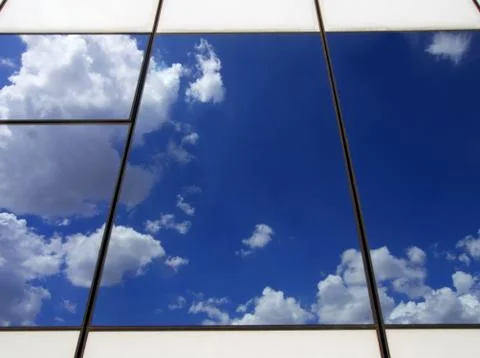 Sky reflections Stock Photos