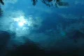 Sky Reflections on Water 09 Drops and Ripples Loop Slow Motion x7 Footage