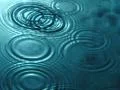 Sky Reflections on Water Green 1 Water Drops & Ripples Loop 210fps Slow Motion Footage