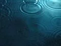 Sky Reflections on Water Green 4 Water Drops & Ripples Loop Footage