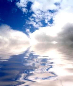 Sky reflexion Stock Photos