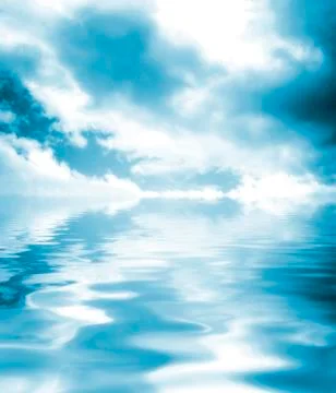 Sky reflexion Stock Photos