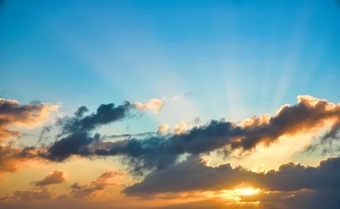 Sky Replacement Sunset Hidden Stock Photos