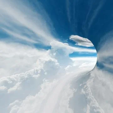 Sky road background Stock Photos