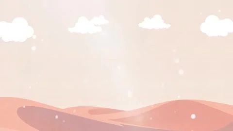Sky Sand Tree : A Cartoon Animation of nature with Sky sand Tree Stock Footage 304944156